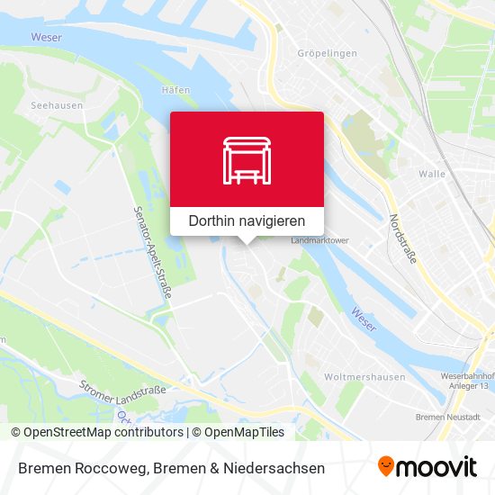 Bremen Roccoweg Karte