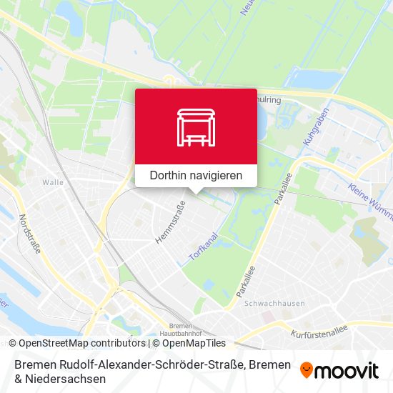 Bremen Rudolf-Alexander-Schröder-Straße Karte