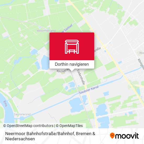 Neermoor Bahnhofstraße/Bahnhof Karte