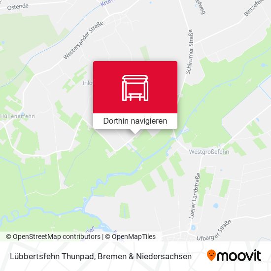 Lübbertsfehn Thunpad Karte