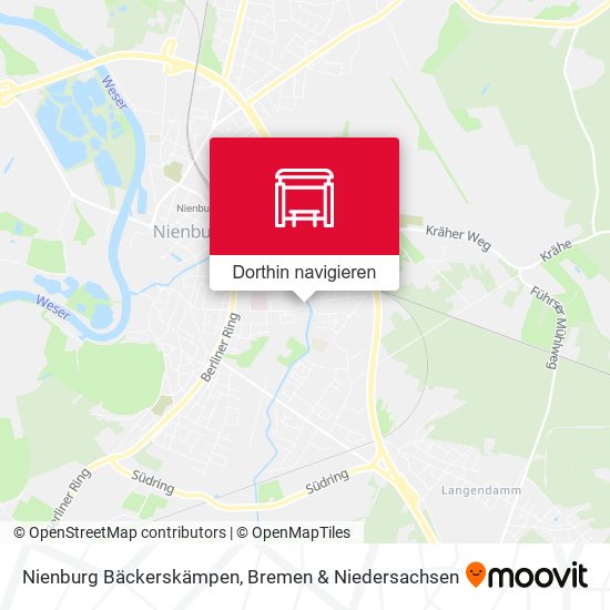 Nienburg Bäckerskämpen Karte