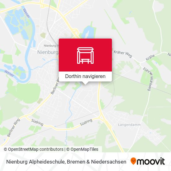 Nienburg Alpheideschule Karte