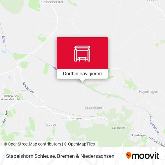 Stapelshorn Schleuse Karte