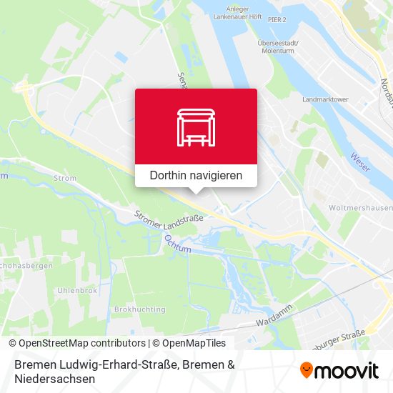 Bremen Ludwig-Erhard-Straße Karte