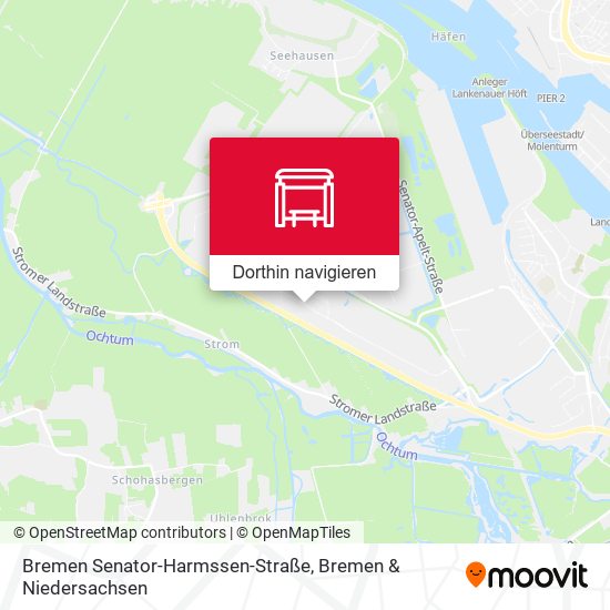 Bremen Senator-Harmssen-Straße Karte