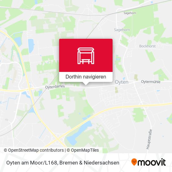 Oyten am Moor/L168 Karte