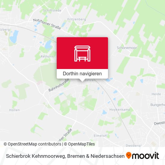 Schierbrok Kehnmoorweg Karte