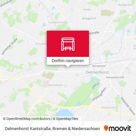 Delmenhorst Kantstraße Karte