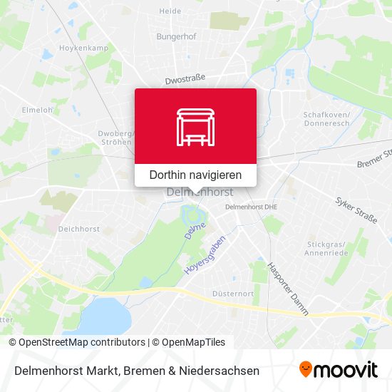 Delmenhorst Markt Karte