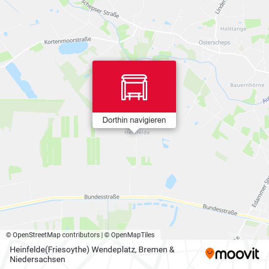 Heinfelde(Friesoythe) Wendeplatz Karte