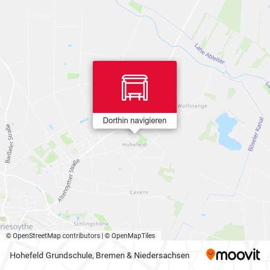 Hohefeld Grundschule Karte