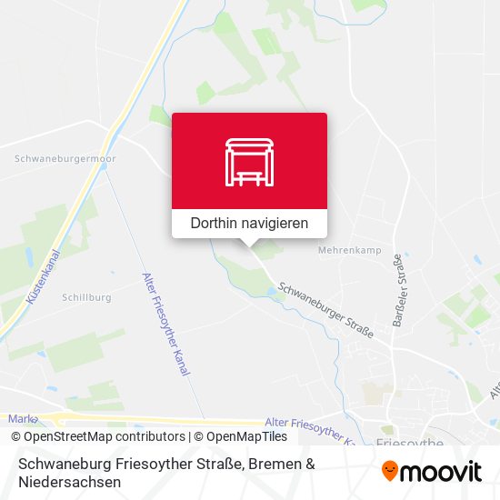 Schwaneburg Friesoyther Straße Karte
