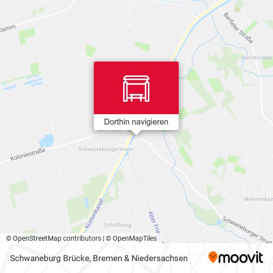 Schwaneburg Brücke Karte
