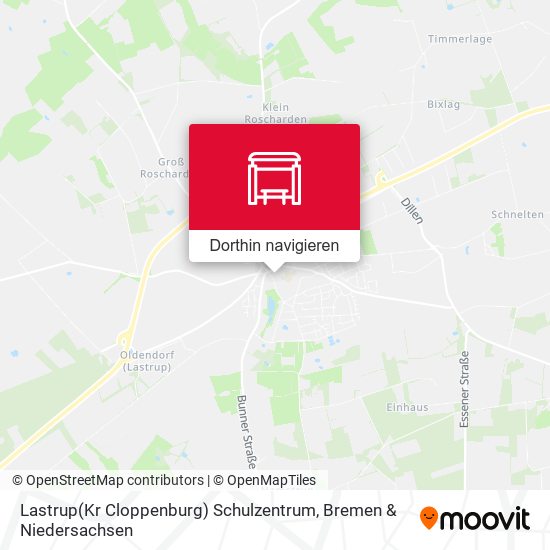 Lastrup(Kr Cloppenburg) Schulzentrum Karte