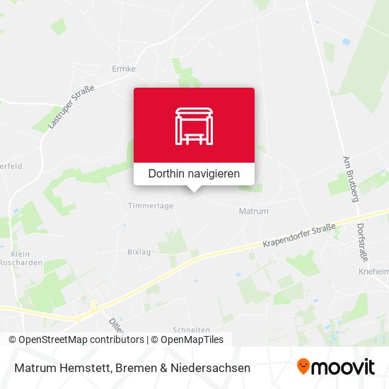 Matrum Hemstett Karte