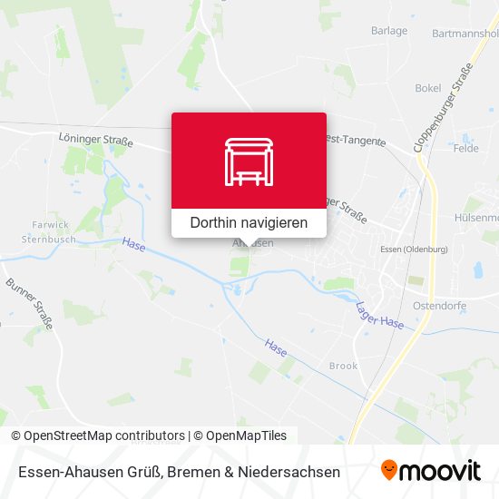 Essen-Ahausen Grüß Karte