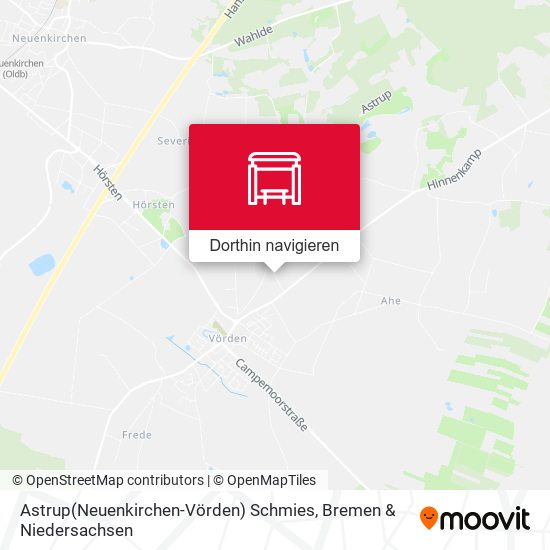 Astrup(Neuenkirchen-Vörden) Schmies Karte