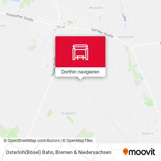 Osterloh(Bösel) Bahn Karte