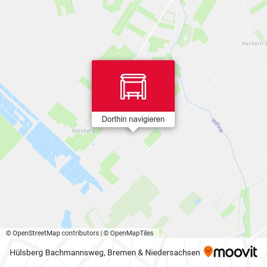 Hülsberg Bachmannsweg Karte