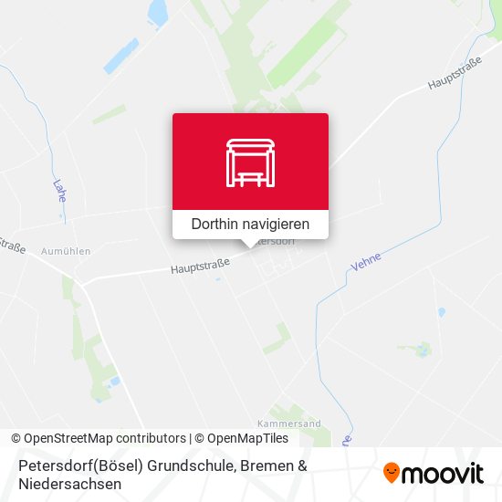 Petersdorf(Bösel) Grundschule Karte