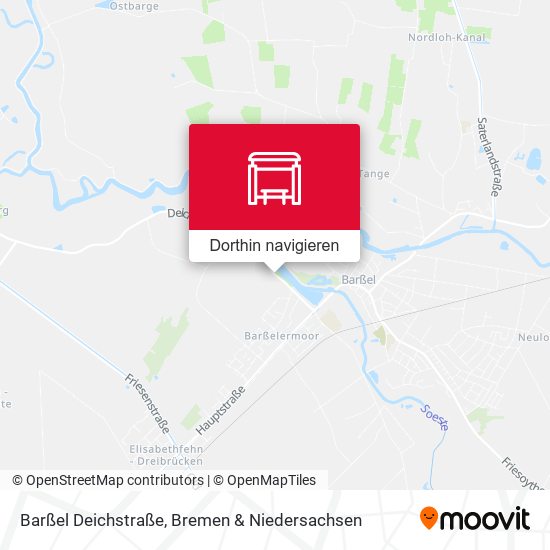 Barßel Deichstraße Karte