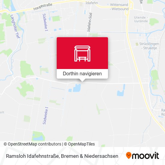Ramsloh Idafehnstraße Karte