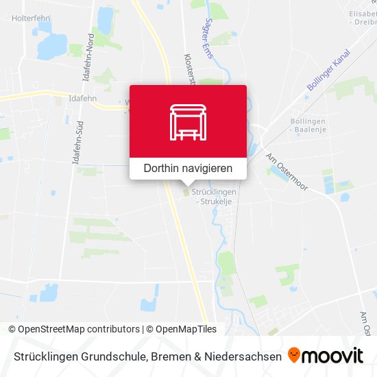 Strücklingen Grundschule Karte