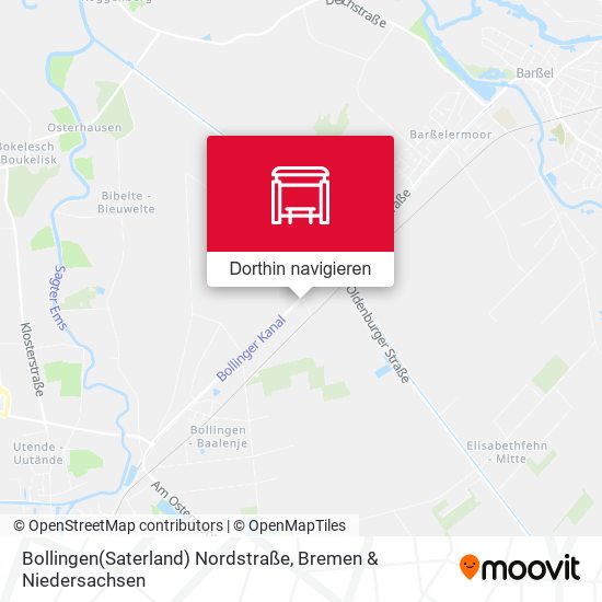 Bollingen(Saterland) Nordstraße Karte