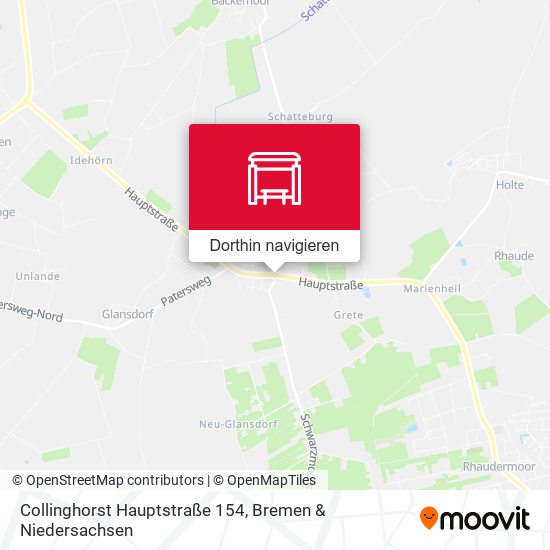 Collinghorst Hauptstraße 154 Karte