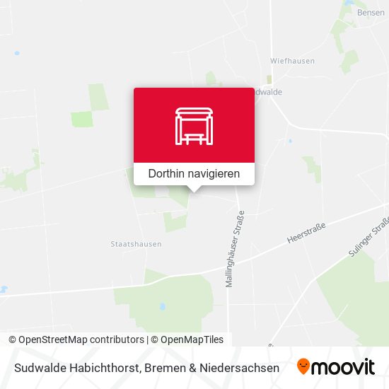Sudwalde Habichthorst Karte