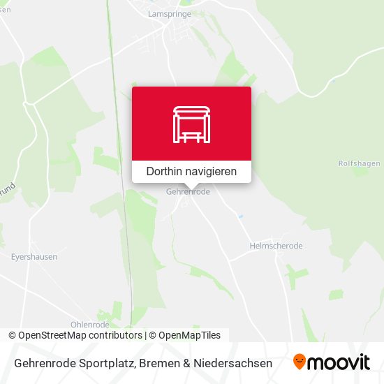 Gehrenrode Sportplatz Karte