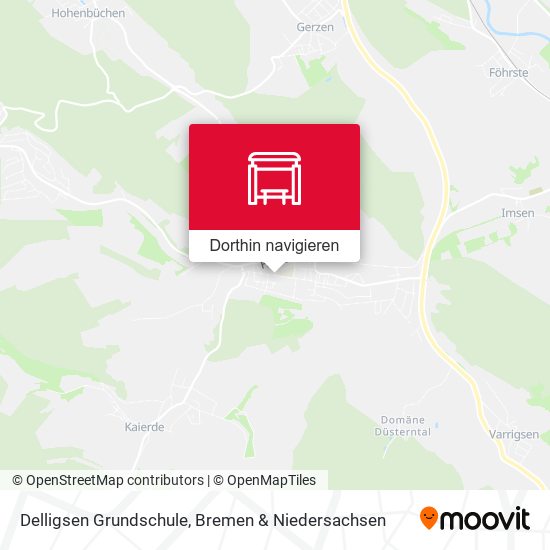 Delligsen Grundschule Karte