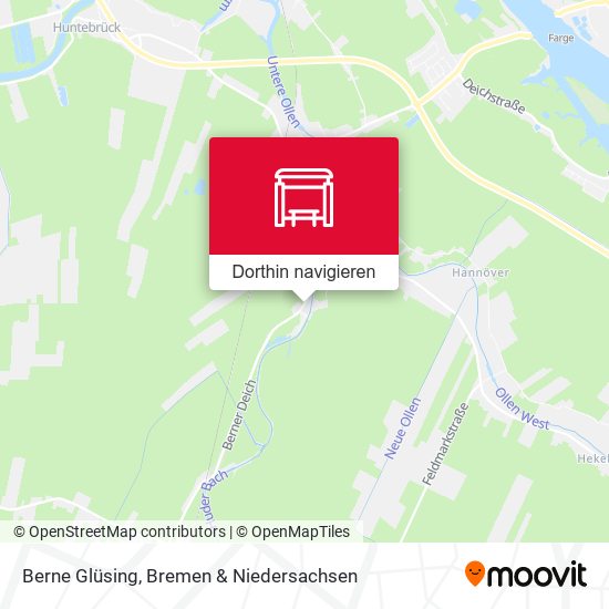 Berne Glüsing Karte