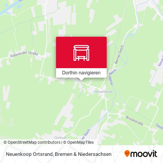 Neuenkoop Ortsrand Karte