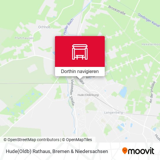 Hude(Oldb) Rathaus Karte
