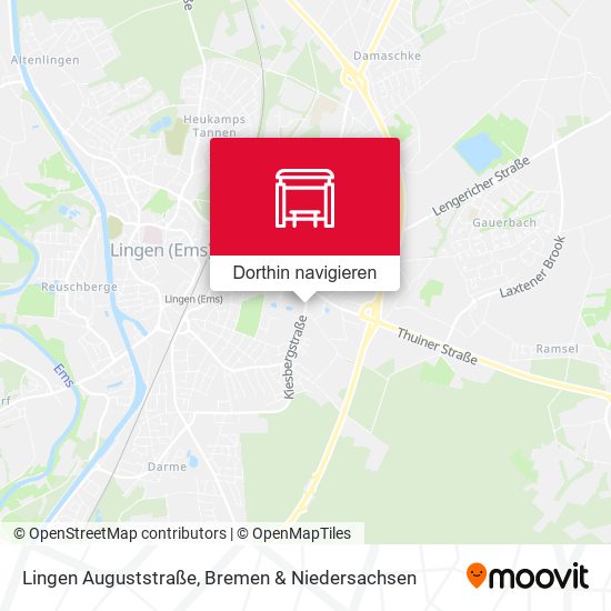 Lingen Auguststraße Karte
