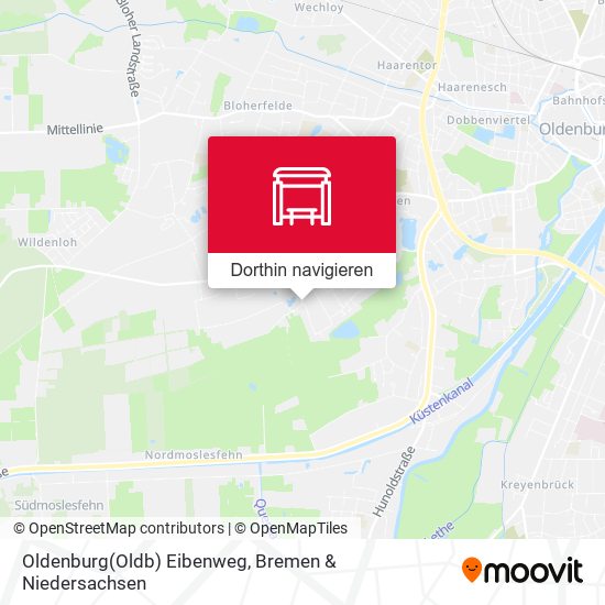 Oldenburg(Oldb) Eibenweg Karte