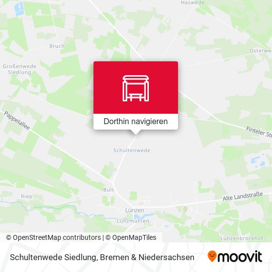 Schultenwede Siedlung Karte
