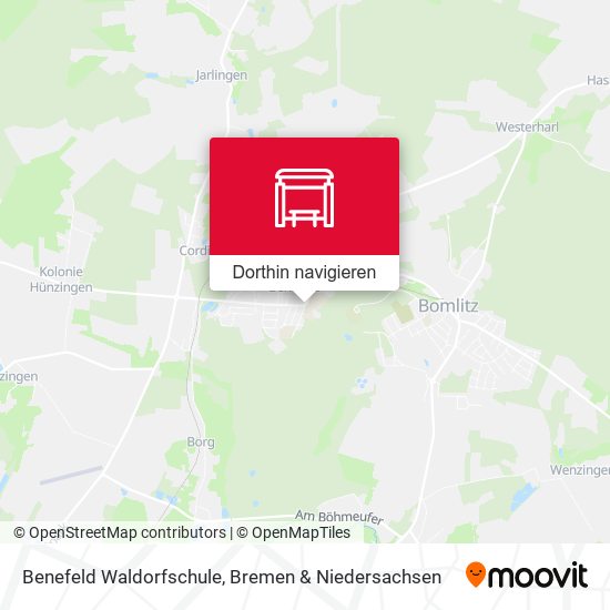 Benefeld Waldorfschule Karte