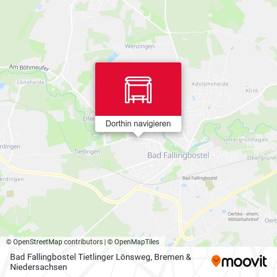 Bad Fallingbostel Tietlinger Lönsweg Karte