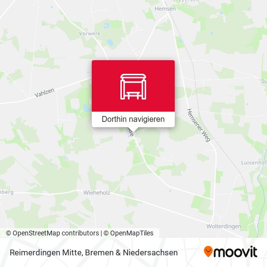 Reimerdingen Mitte Karte