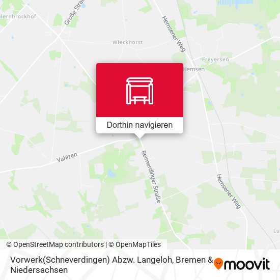 Vorwerk(Schneverdingen) Abzw. Langeloh Karte