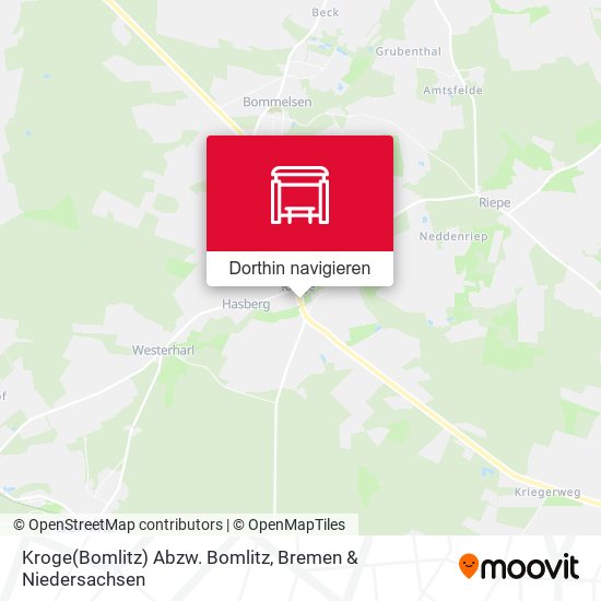 Kroge(Bomlitz) Abzw. Bomlitz Karte