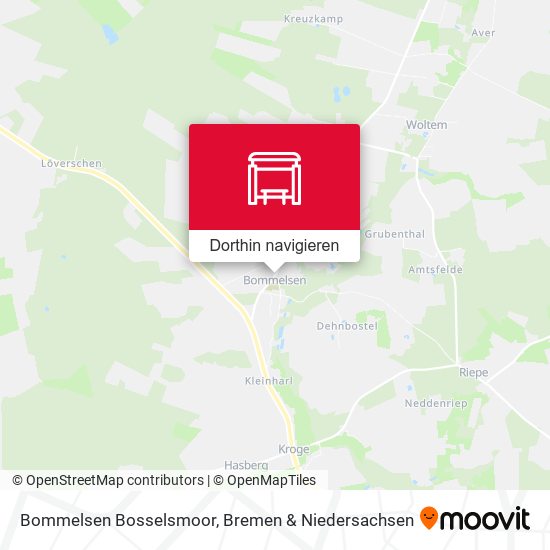 Bommelsen Bosselsmoor Karte