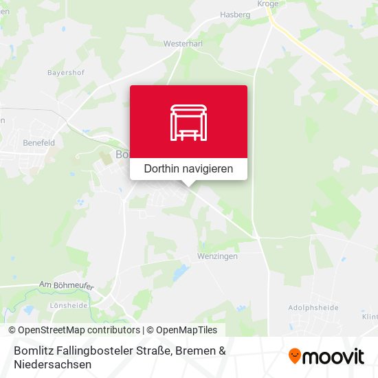 Bomlitz Fallingbosteler Straße Karte