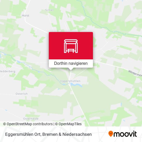 Eggersmühlen Ort Karte