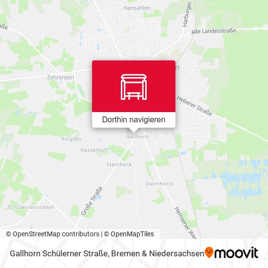 Gallhorn Schülerner Straße Karte