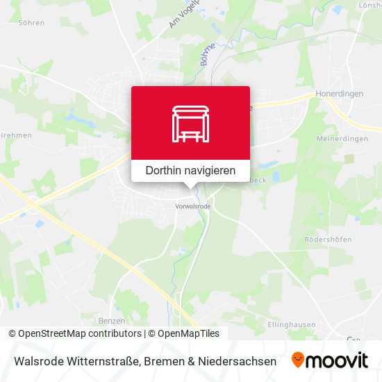 Walsrode Witternstraße Karte