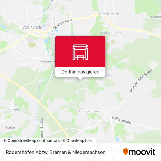 Rödershöfen Abzw Karte