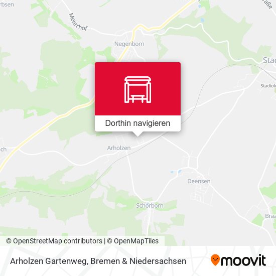 Arholzen Gartenweg Karte